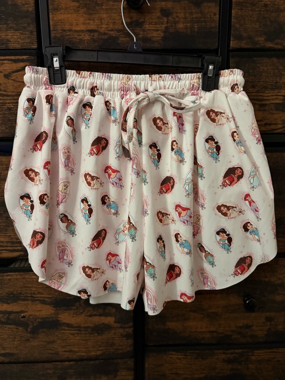 Disney Princess Adult Large Butterfly Shorts with Pockets - NEW